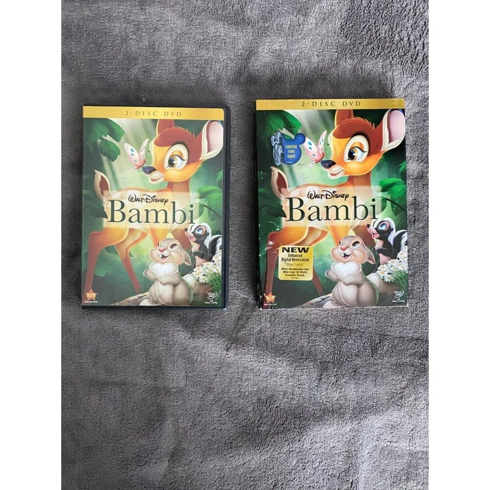 DISNEY: BAMBI 2-DISC ANIMATED DVD SET, COMING-OF-AGE STORY, A TRUE CLASSIC